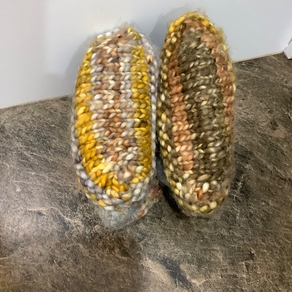 Wool Baby Booties (bottom sole measures 7”) - Picture 4 of 7